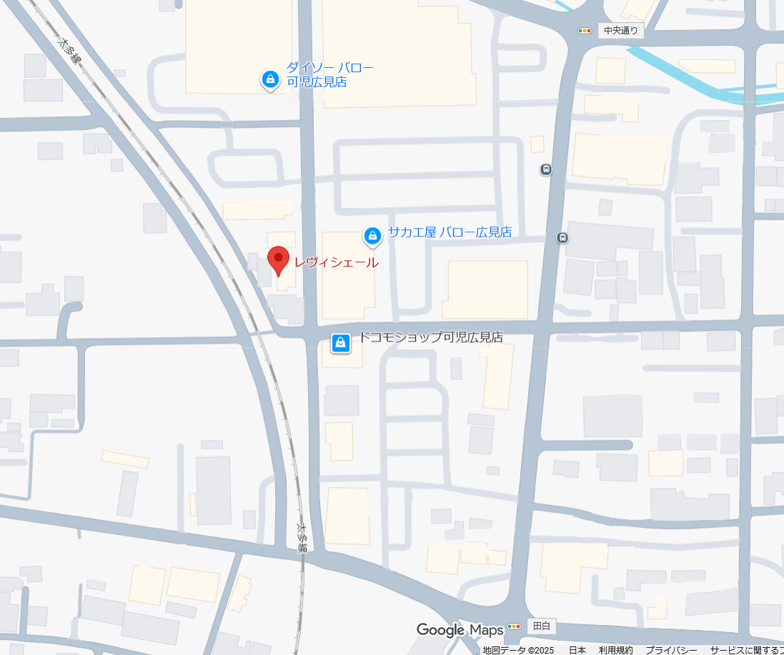 岐阜県可児市広見周辺地図